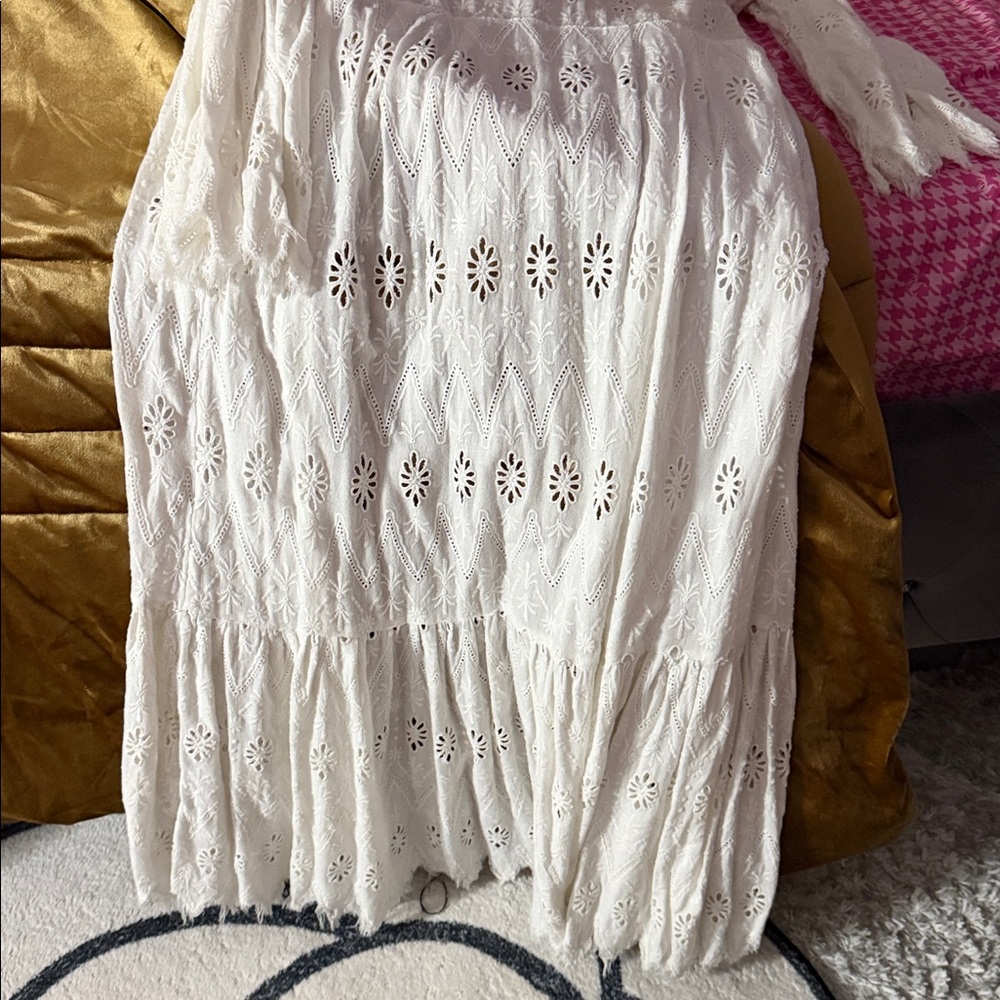 Free People White Lace Swim Cover-Up - Picture 6 of 7